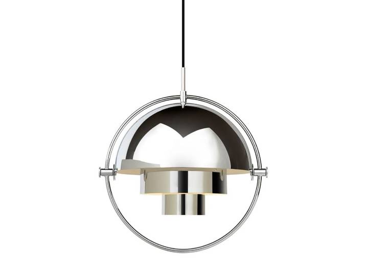 GUBI Plafonnier Multi-Lite chrome
