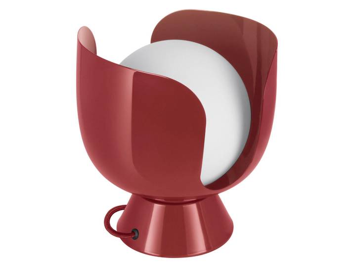 Osram Tischleuchte, Dunkelrot, Metall, 21 cm, Lampen & Leuchten, Innenbeleuchtung, Tischlampen, Tischlampen