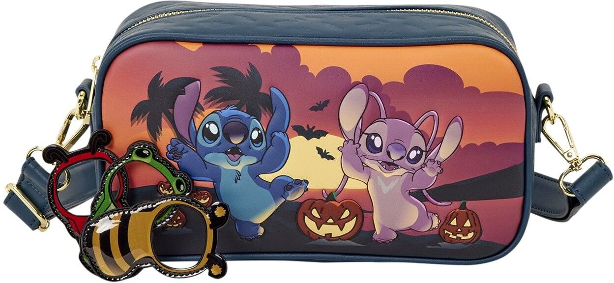 Loungefly Disney: Stitch - Stitch & Angel Halloween Costumes Crossbody Bag