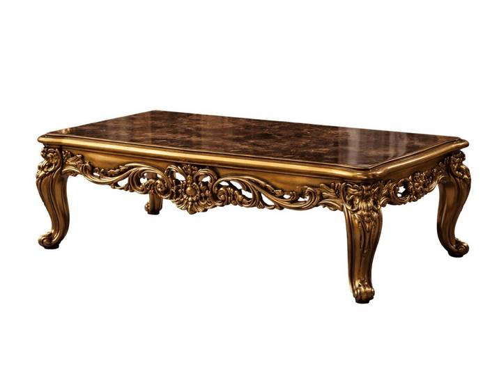 Xlmoebel Couchtisch Eleganter Holz-Couchtisch mit stabiler Konstruktion, Made in Europa