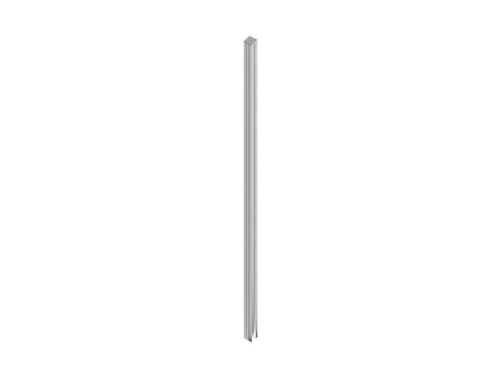 Zaunpfosten zu HPC DIY-Steckzaunsystem, Silver 68x68x1840 mm