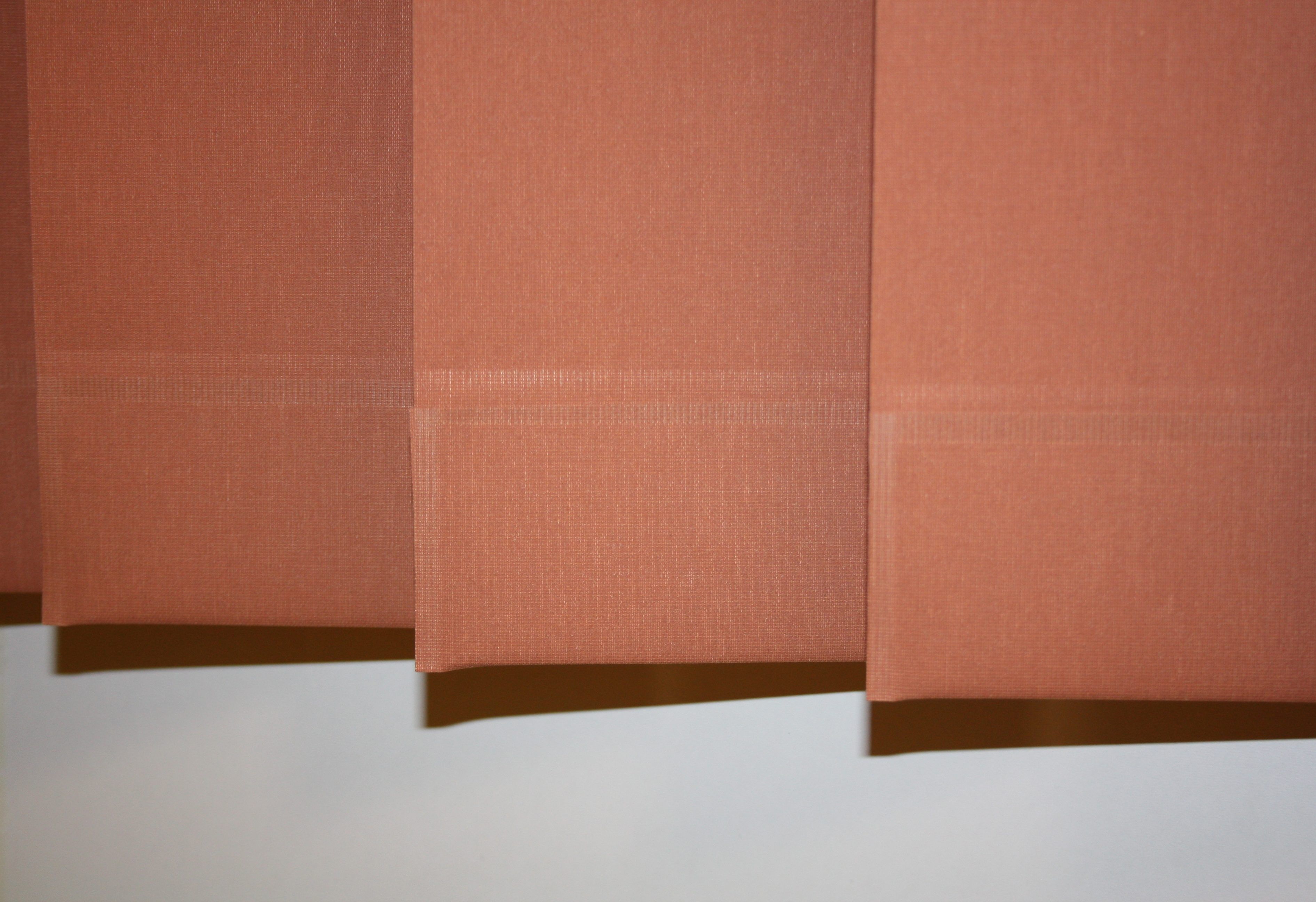 Lamellenvorhang SUNLINES "Montana", orange (terra), B:120cm H:120cm, Jalousien, Lamellenvorhang, Wunschmass terra 120cm, 120cm
