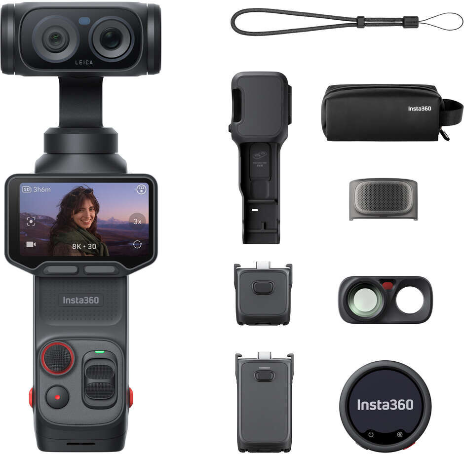 Videocamera Insta360 LUNA ULTRA - Creator Bundle Nero taglia unica