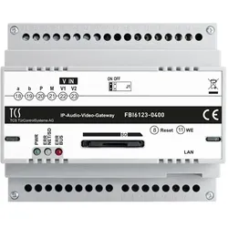 TCS Tür Control IP-Gateway BASIC 2.0 5Rufziel IP-Netzwerk FBI6123-0400