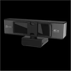 j5Create JVCU435 (8.60 Mpx), Webcam, Schwarz