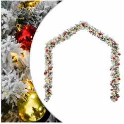 vidaXL, Weihnachtsdeko, Jona (mit Kugeln und LEDs)