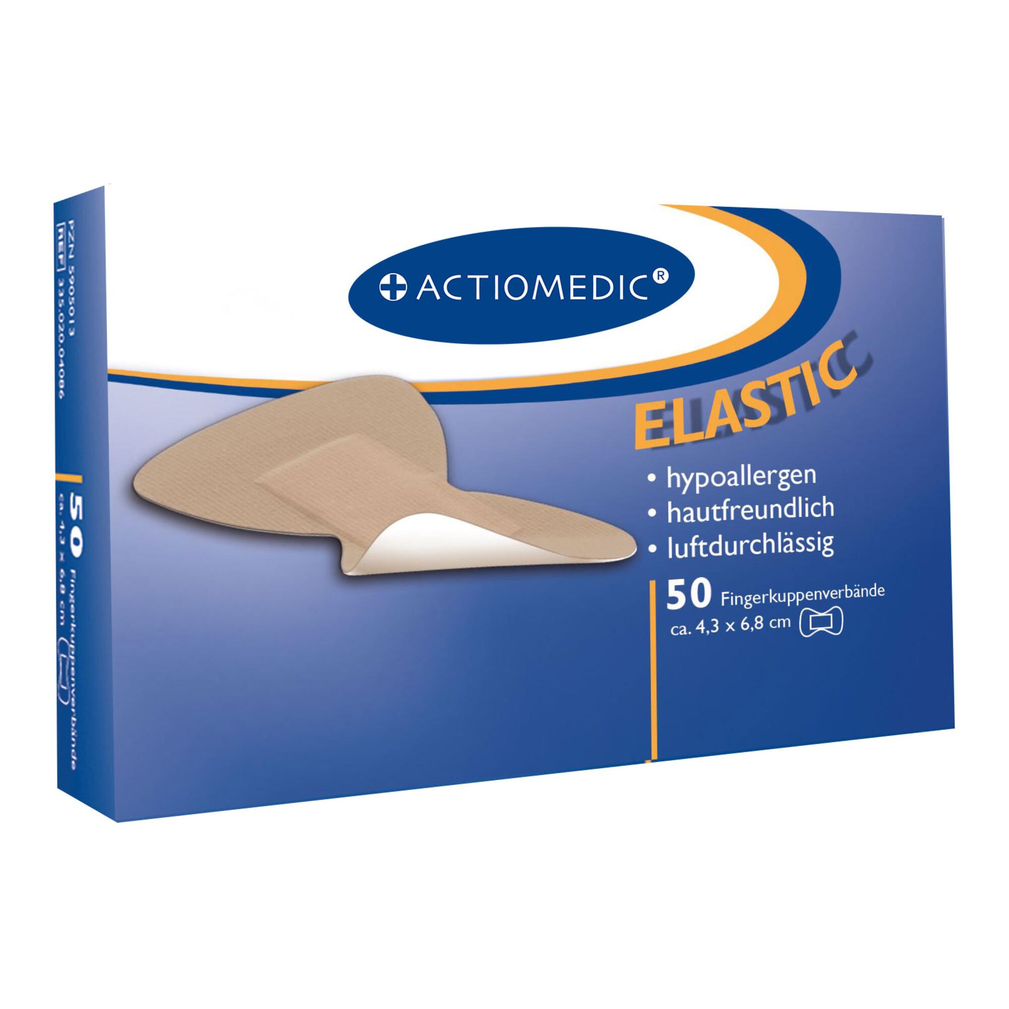 GRAMM medical Actiomedic elastic Fingerkuppenverbände,hautfarben, Pack à 50 Stück (335.020.04086)