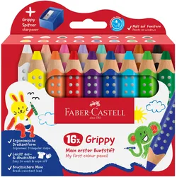 Faber-Castell, Malstifte, Grippy (16x)