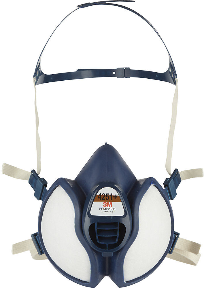 Halbmaske Serie 4000+, Filterklasse FFA2P3 R D, wartungsfrei 3M