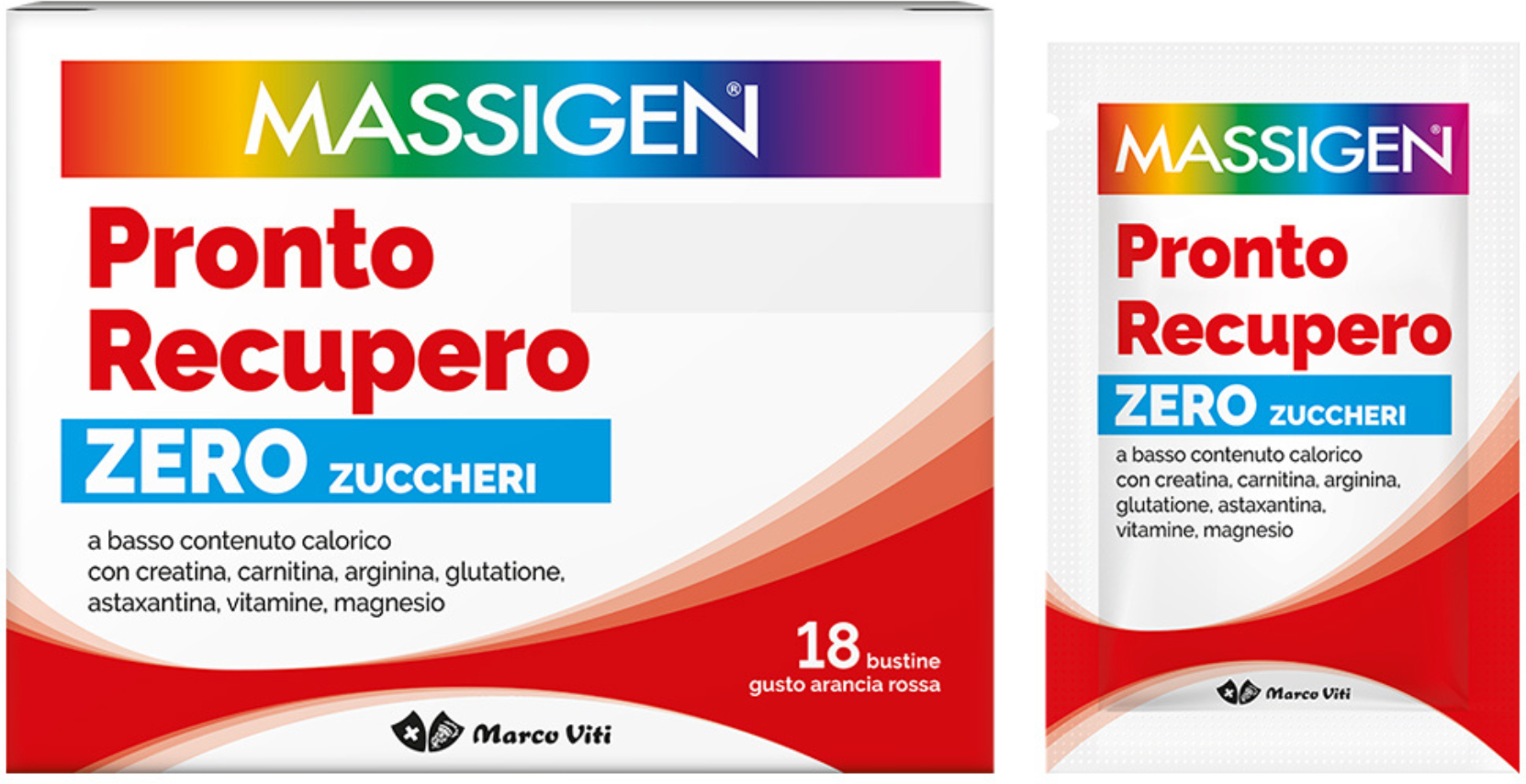 MASSIGEN Pronto Recupero Zero Zuccheri 14 + 4 Bustine 