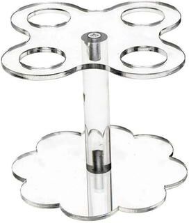 Uplift Treasures Acrylic Ice Cream Cone Display Stand 4 Holes