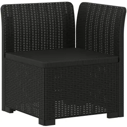 vidaXL, Gartenlounge, Kasenes (Sofa + Mittel + Ecke)