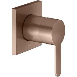 KEUCO IXMO Flat Einhebelmischer Unterputz, Rosette eckig, 59551290302, Farbe: rotgold gebürstet