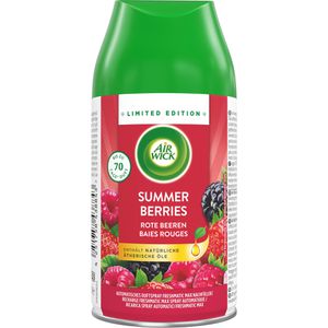 Airwick Raumduft Freshmatic Max, 250 ml, Nachfüller, ätherische Öle, Summer Berries, Rote Beeren