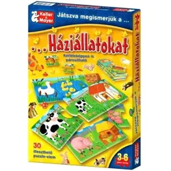 Beim Spielen lernen wir die Haustiere kennen - auf Ungarisch