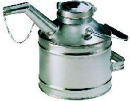 Bidon de réserve d'huile tôle blanche capacité 10 l PRESSOL (08 043)