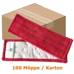 Wischmop MopKnight Kobold red Mikrofaser rot 40 cm Karton 100 Stück, für alle glatten und strukturierten Böden