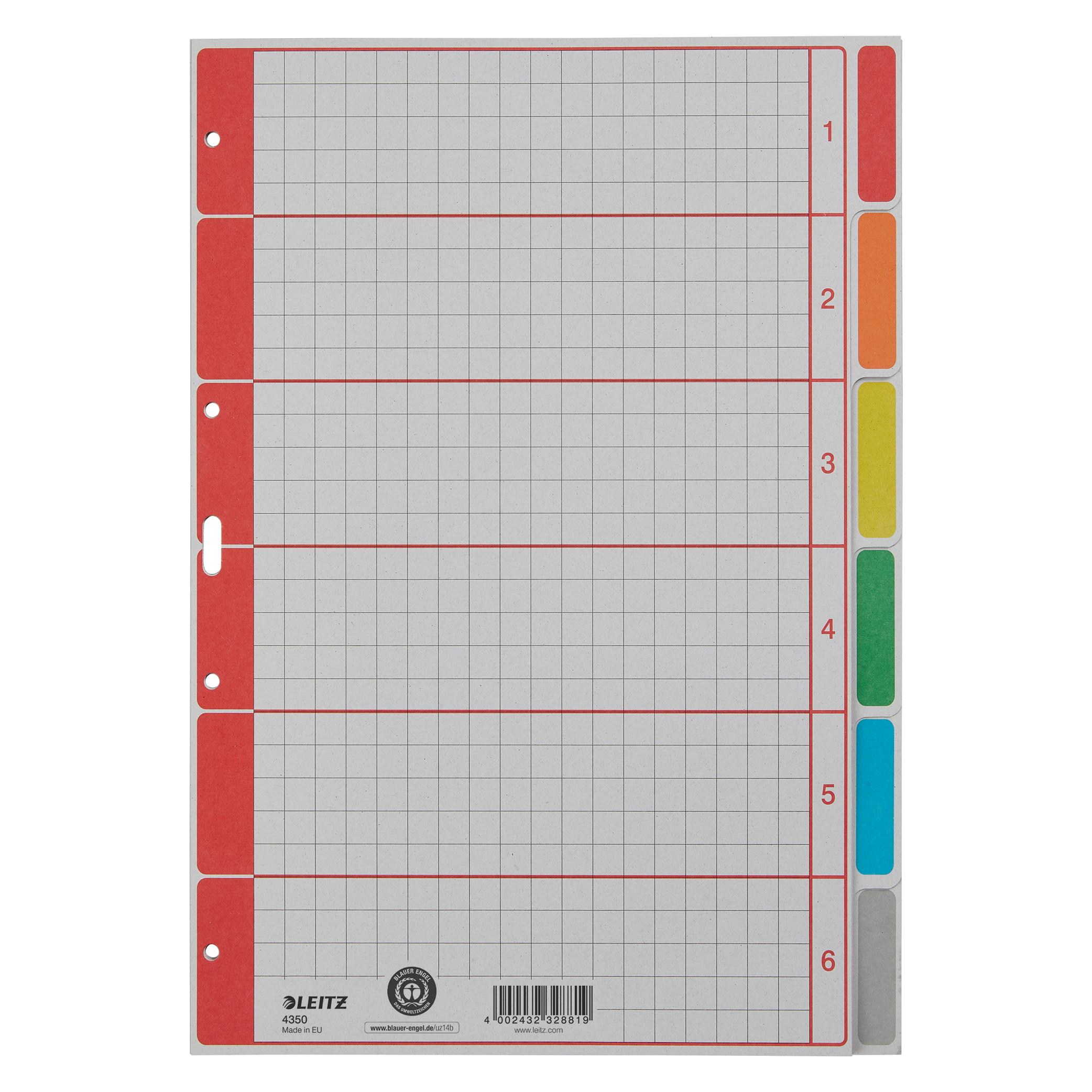 Leitz Register Karton (4350-00-85)
