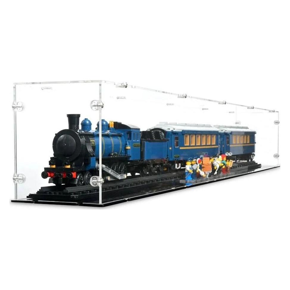 iDisplayit Acryl-Display für LEGO 21344 Der Orientexpress (Mit schwarzem Boden) (120154)