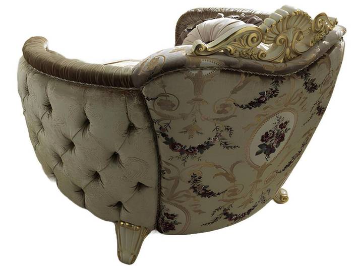 Xlmoebel Chesterfield-Sessel Luxuriöser Stoff-Sessel in modernem Design für entspanntes Wohnen (Sessel), Hergestellt in Europa
