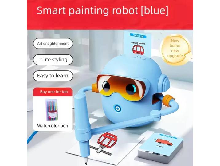 Robot de dessin Voicebots pour enfants, machine de dessin éducative interactive vocale, robot de peinture magique, cadeau pour garçons et filles