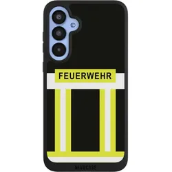 Nivocase Handyhülle für Samsung Galaxy A55 5G Hülle NIVOpure Case Schwarz Beruf Feuerwehr Feuerwehrmann (Samsung Galaxy A55), Smartphone Hülle, Schwarz