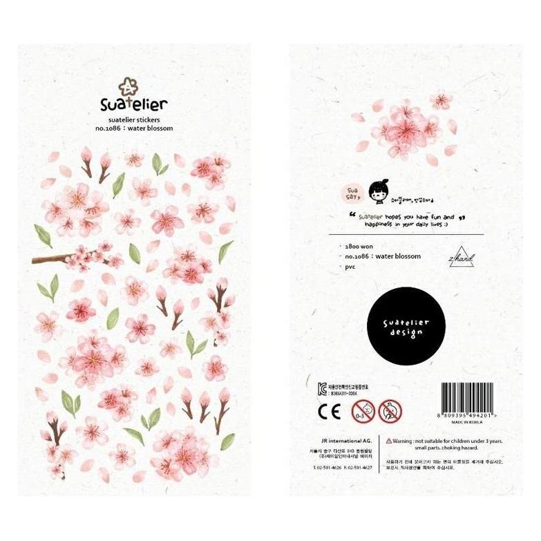 Centrum Dekorative Kirschblüten-Aufkleber (48985719)