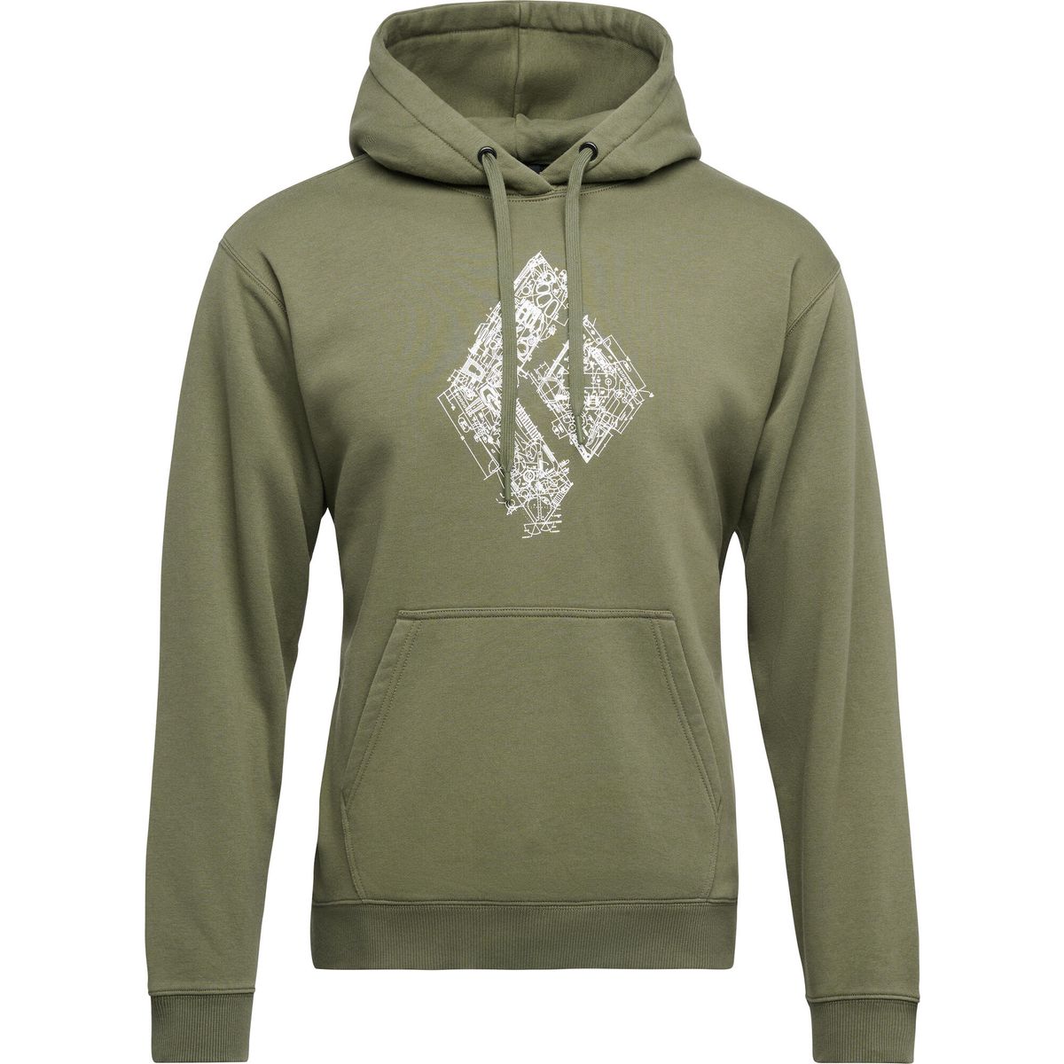 Black Diamond M Engineered Diamond PO Hoody tundra (3010) XSM AP7524633010XSM1