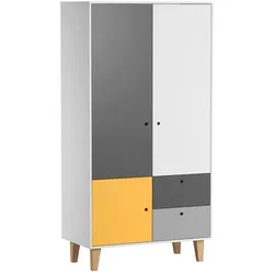 BABYKLEIDERSCHRANK gelb