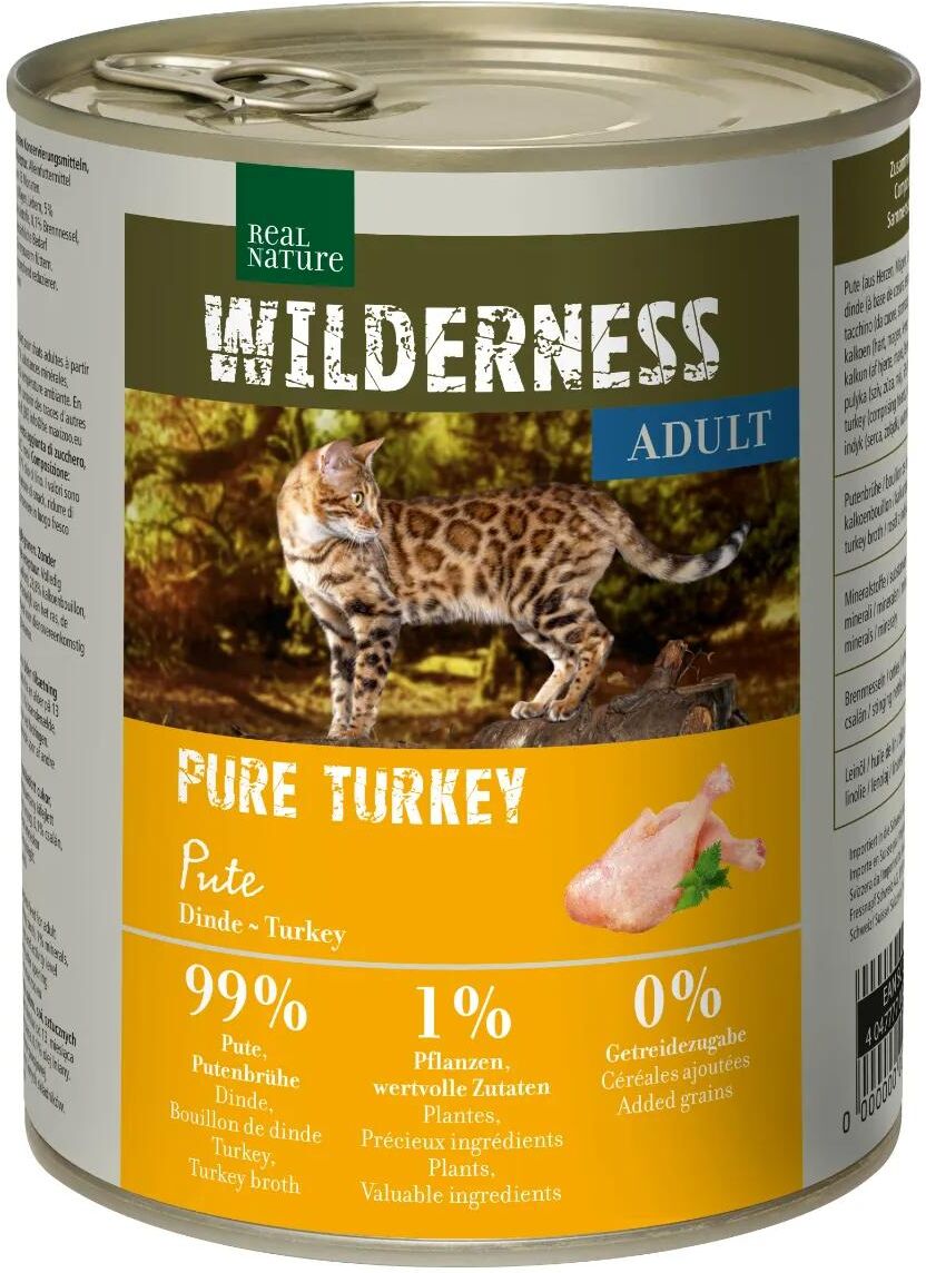 Kit Risparmio 6x800G Real Nature Wilderness Cat TACCHINO