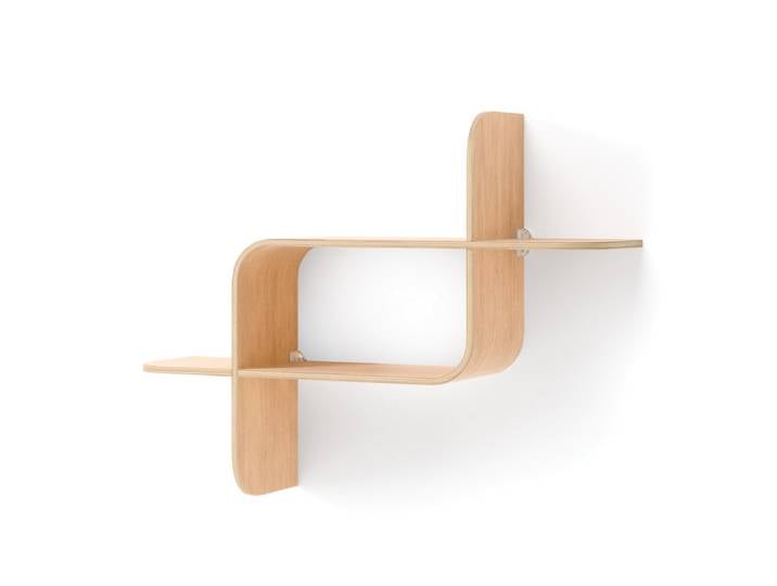 Étagère murale en bois naturelle