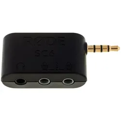 SC6 Steckadapter f. 2 TRRS-Eingänge und 1 Kopfhörerausgang