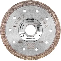 Metabo Diamanttrennscheibe TP, Fliesen professional - 628579000
