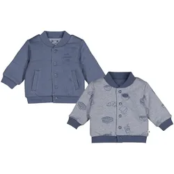 Feetje Wende-Collegejacke Breakfast, blau | hellblau, 68
