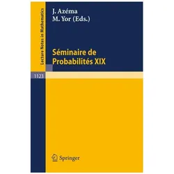 Seminaire de Probabilites XIX 1983/84, Fachbücher