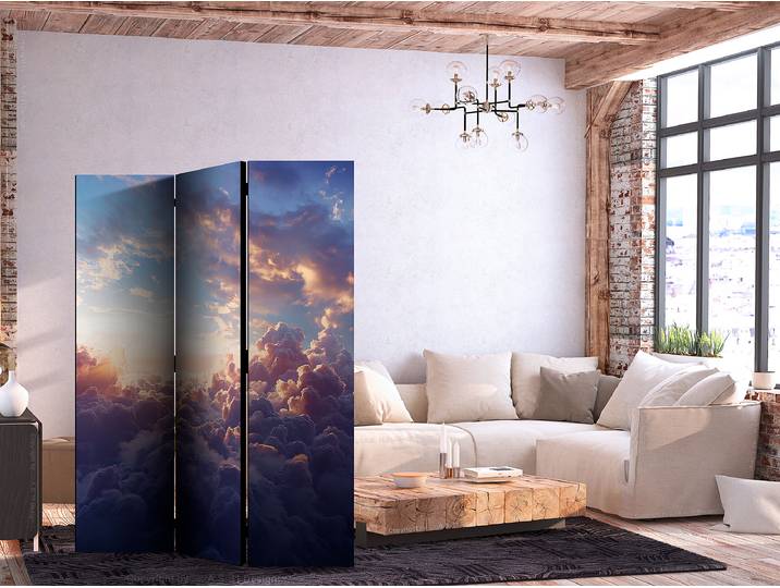 Paravent soleil caché 1 face Autres Bleu 135 x 172cm