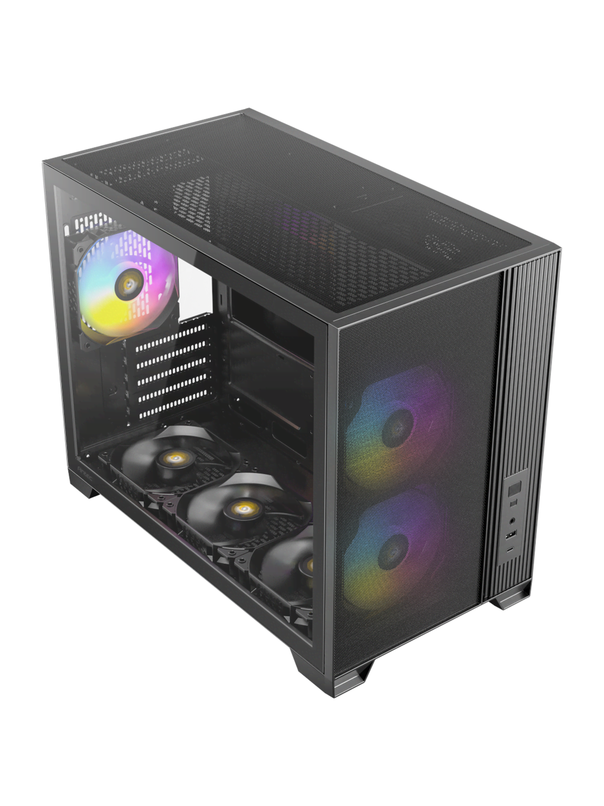 Antec FLUX M - Gehäuse - Minitower - Schwarz