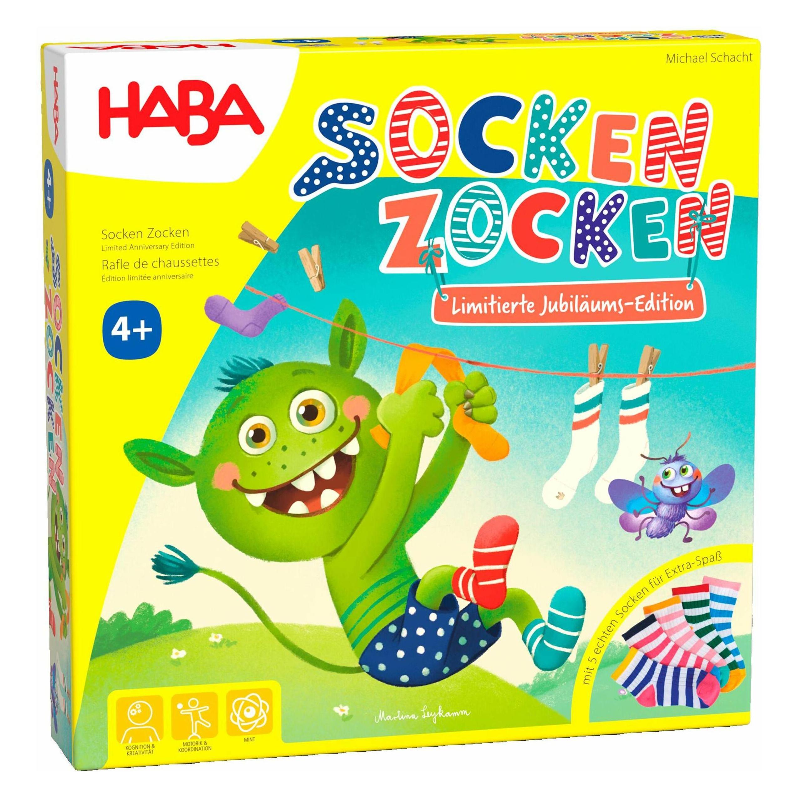 Haba Socken Zocken Jubiläumsedition (Deutsch, 2 - 5 Spieler) (828317)