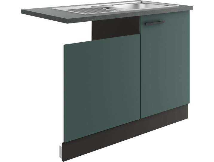 OPTIFIT Spülenschrank Palma Breite 110 cm, geeignet für teilintegrierte Geschirrspüler
