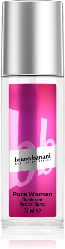 Bruno Banani Pure Woman déodorant avec vaporisateur pour femme 75 ml