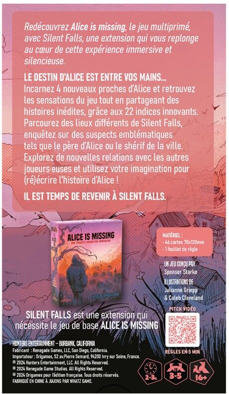 Origames Alice is Missing - Extension Silent Falls