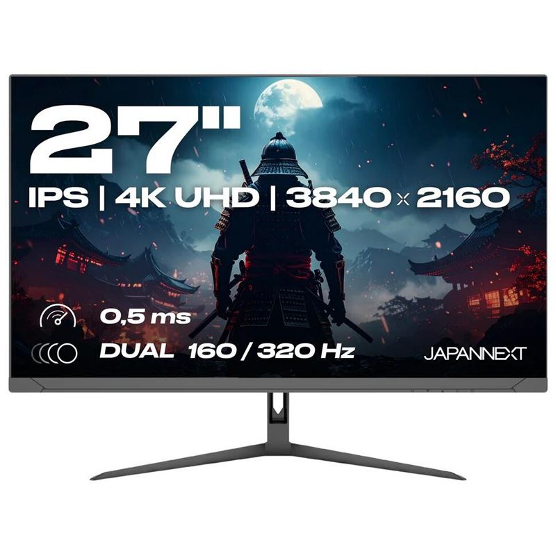 27" (68,58cm) JAPANNEXT JN-I270UHD16FHD32 schwarz 3840x2160 1xDisplayPort 1.4 / 1xHDMI 2.1