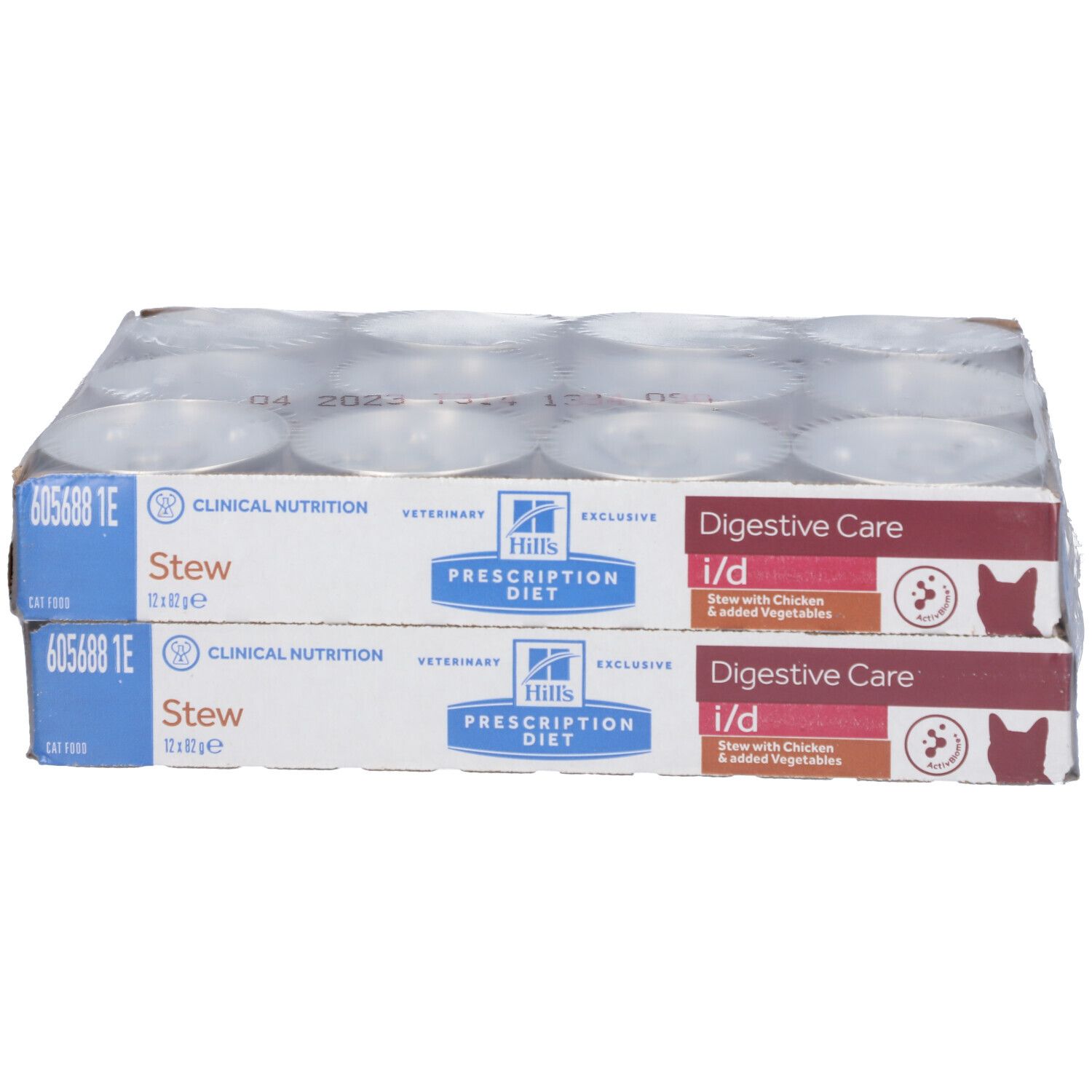 Hill's Prescription Diet I/D Feline Digestive Support Chicken & Veg 24x82 g Futter