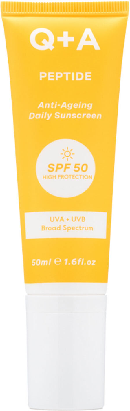 Q+A Peptide Anti-Ageing Daily Sunscreen SPF50 50ml