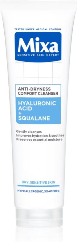 MIXA Anti-Dryness Comfort Cleanser gel facial cleanser to treat dry skin 150 ml