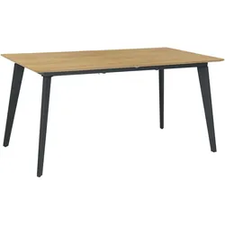byLIVING Tisch mit Auszug OKLAHOMA, Breite 160 cm, Eiche natur