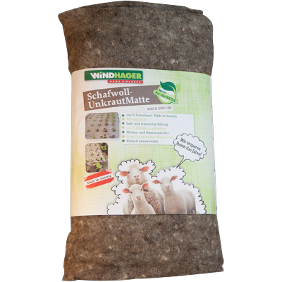 Winterschutzvlies WINDHAGER "Winterschutz für Pflanzen aus 100% Jute, Vliesmatte", braun (grau), B:100cm L:200cm, Wolle, Vliese, Kälteschutz Pflanztopf, erhältlich in verschiedenen Maßen