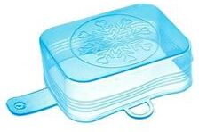 Uplift Essentials 12 Pack BPA Free Small Silicone Can Covers blue 02