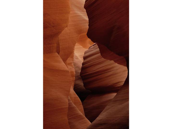 Wandkraft Bild, Rotbraun, Metall, rechteckig, 98x148 cm, Fotografie, einfache und schnelle Anbringung, Bilder & Rahmen, Bilder, Wandbilder