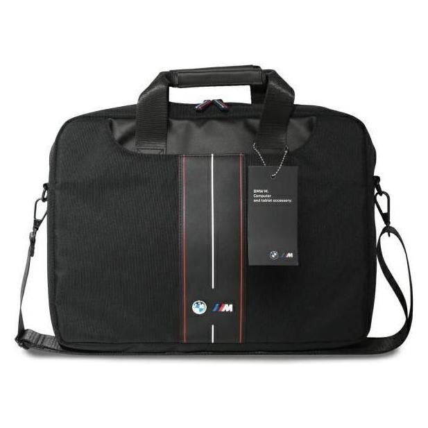 BMW BMCB15COMPVSKR Bag 16" Black Nylon Red Stripe (16") (BMW000909-0)